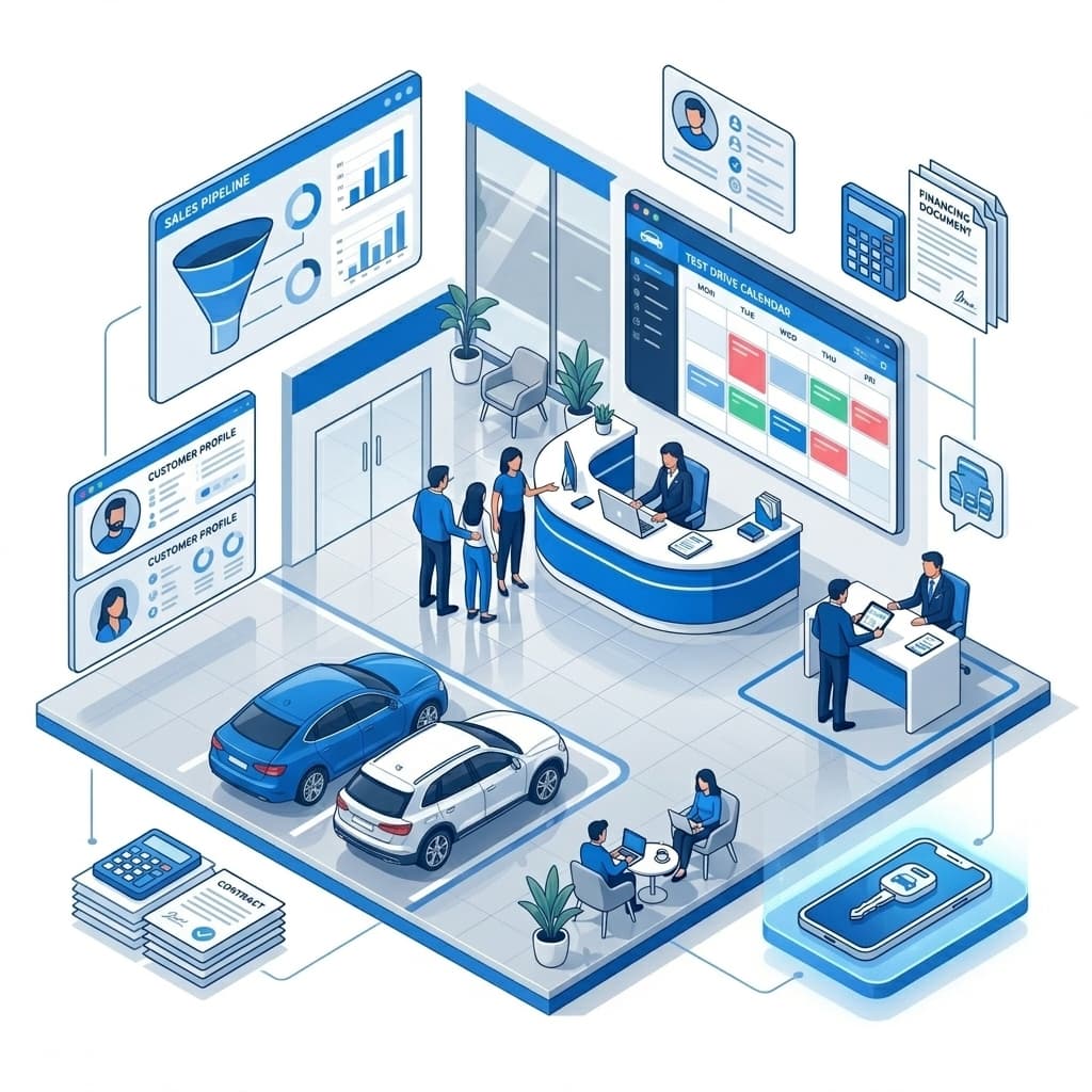 CRM para Concesionarias Automotriz, implementación de Hoy Vende Más